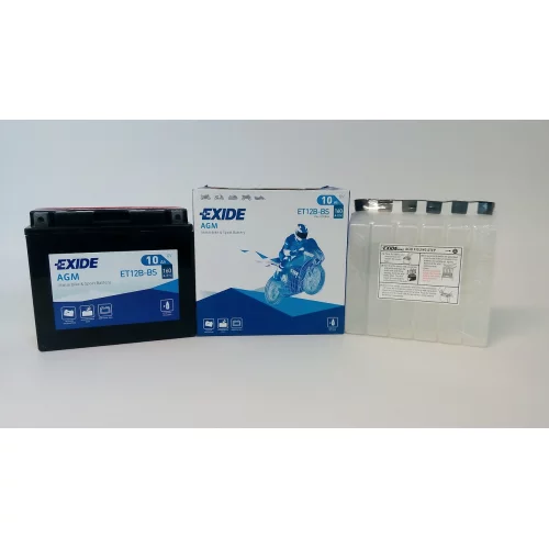 AKUMULATOR EXIDE BIKE AGM MOTOCYKLOWY ET12B-BS/YT12B-BS 12V 10AH