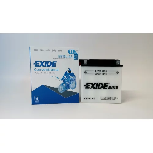 AKUMULATOR EXIDE BIKE MOTOCYKLOWY EB10L-A2/YB10L-A2 12V 11AH
