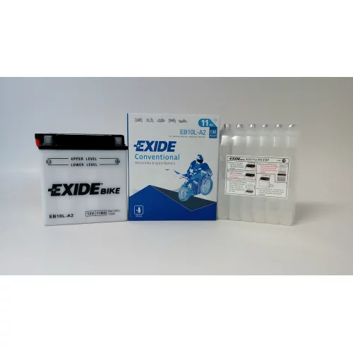 AKUMULATOR EXIDE BIKE MOTOCYKLOWY EB10L-A2/YB10L-A2 12V 11AH