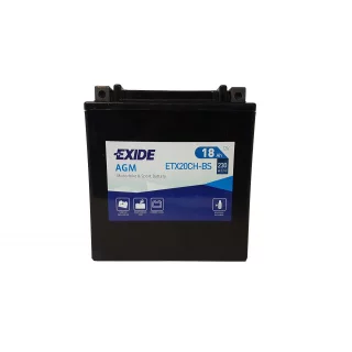 AKUMULATOR EXIDE BIKE AGM MOTOCYKLOWY ETX20CH-BS/YTX20CH-BS 12V 18AH