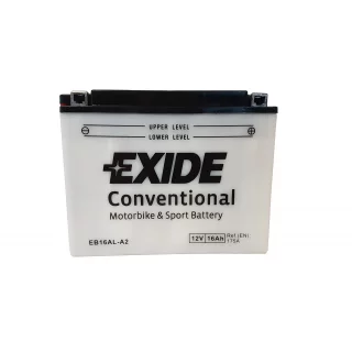 AKUMULATOR EXIDE BIKE MOTOCYKLOWY EB16AL-A2/YB16AL-A2 12V 16AH 