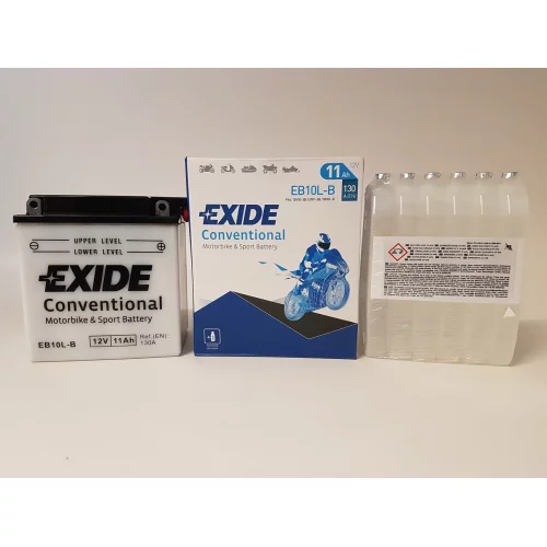 AKUMULATOR EXIDE BIKE MOTOCYKLOWY EB10L-B/YB10L-B 12V 11AH