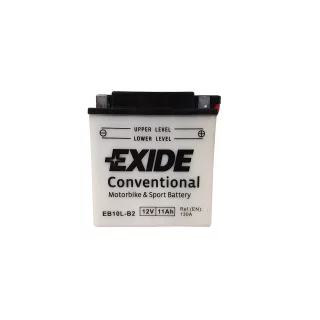 AKUMULATOR EXIDE BIKE MOTOCYKLOWY EB10L-B2/YB10L-B2 12V 11AH
