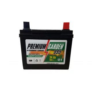 AKUMULATOR PREMIUM GARDEN 895 12V 24AH 200A P+