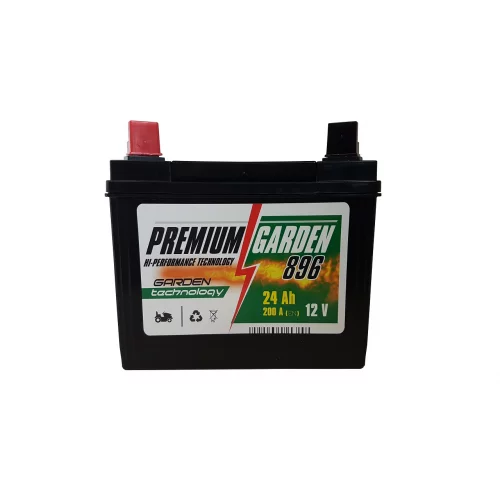 AKUMULATOR PREMIUM GARDEN 896 12V 24AH 200A L+
