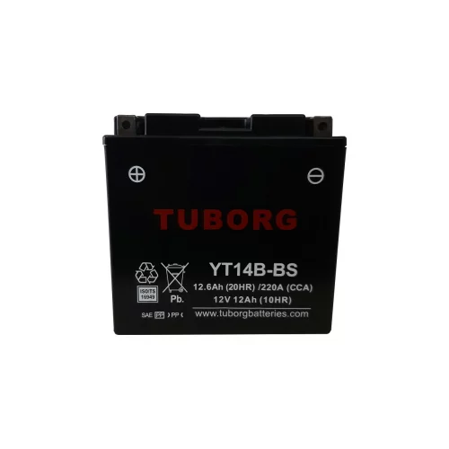 AKUMULATOR MOTOCYKLOWY TUBORG AGM YT14B-BS 12V 12AH 220A
