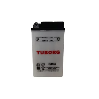 AKUMULATOR MOTOCYKLOWY TUBORG B49-6 6V 10AH 100A
