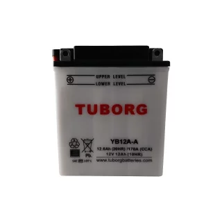 AKUMULATOR MOTOCYKLOWY TUBORG YB12A-A 12V 12AH 170A