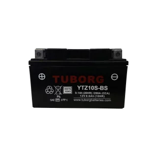 AKUMULATOR MOTOCYKLOWY TUBORG AGM YTZ10S-BS 12V 8.6AH 200A