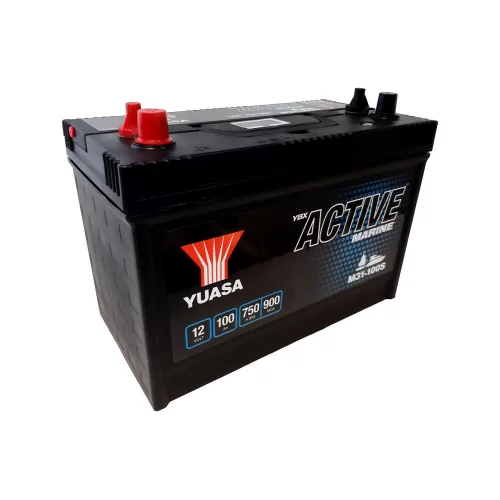 YUASA YBX ACTIVE MARINE M31-100S 12V 100Ah 750A