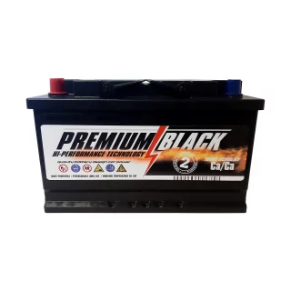 AKUMULATOR PREMIUM BLACK 12V  90Ah 800A LEWY +
