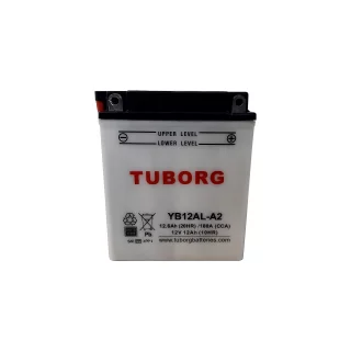 AKUMULATOR MOTOCYKLOWY TUBORG YB12AL-A2 12V 12Ah 180A