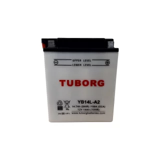 AKUMULATOR MOTOCYKLOWY TUBORG YB14L-A2 12V 14Ah 190A