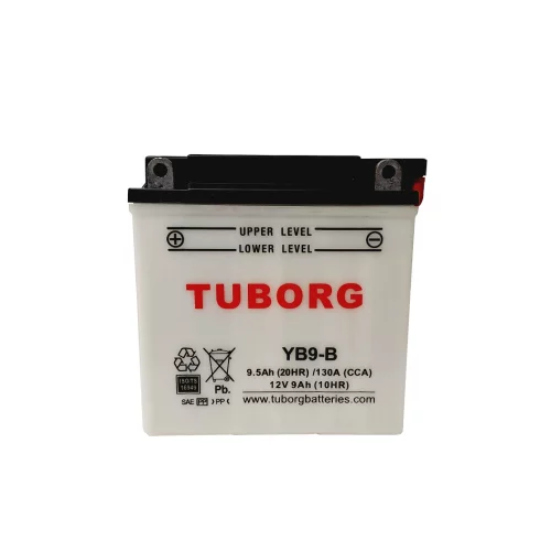 AKUMULATOR MOTOCYKLOWY TUBORG YB9-B 12V 9Ah 130A
