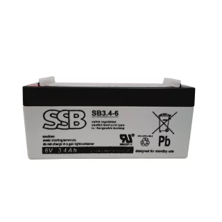 AKUMULATOR ŻELOWY 6V  3.4AH