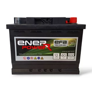 ENERPOWER EFB START STOP 12V 60Ah 600A