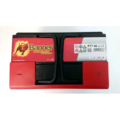 AKUMULATOR BANNER POWER BULL PROFESSIONAL 12V 77AH 700A AKUMULATOR BANNER POWER BULL PROFESSIONAL 12V 77AH 700A