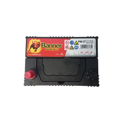 AKUMULATOR BANNER POWER BULL 12V 40AH 330A LEWY+ (JAP) AKUMULATOR BANNER POWER BULL 12V 40AH 330A LEWY+ (JAP)