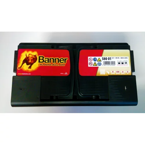 AKUMULATOR BANNER RUNNING BULL AGM 12V  80AH 800A