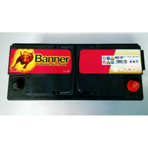 AKUMULATOR BANNER RUNNING BULL AGM 12V 105AH 950A