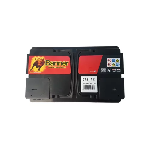 AKUMULATOR BANNER STARTING BULL 12V 72AH 650A AKUMULATOR BANNER STARTING BULL 12V 72AH 650A