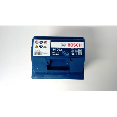 AKUMULATOR BOSCH S4 52AH 470A AKUMULATOR BOSCH S4 52AH 470A