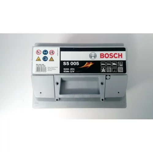 AKUMULATOR BOSCH S5 63AH 610A AKUMULATOR BOSCH S5 63AH 610A