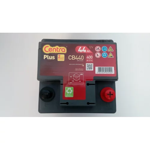 AKUMULATOR CENTRA PLUS 44AH 400A KOSTKA AKUMULATOR CENTRA PLUS 44AH 400A KOSTKA