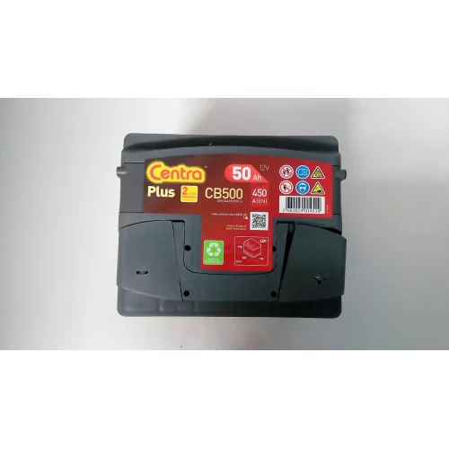AKUMULATOR CENTRA PLUS 50AH 450A AKUMULATOR CENTRA PLUS 50AH 450A