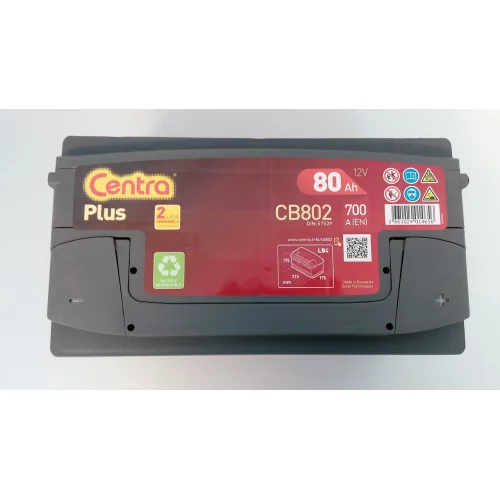 AKUMULATOR CENTRA PLUS 80AH 700A AKUMULATOR CENTRA PLUS 80AH 700A