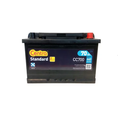 AKUMULATOR CENTRA STANDARD 70AH 640A AKUMULATOR CENTRA STANDARD 70AH 640A