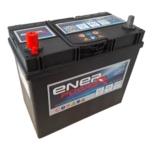 AKUMULATOR ENERPOWER 12V 45Ah 330A JAP L+ AKUMULATOR ENERPOWER 12V 45Ah 330A JAP L+