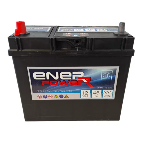 AKUMULATOR ENERPOWER 12V 45Ah 330A JAP L+ AKUMULATOR ENERPOWER 12V 45Ah 330A JAP L+