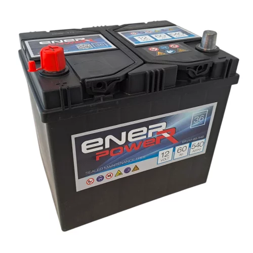 AKUMULATOR ENERPOWER 12V 60Ah 540A JAP L+ AKUMULATOR ENERPOWER 12V 60Ah 540A JAP L+