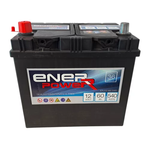 AKUMULATOR ENERPOWER 12V 60Ah 540A JAP L+ AKUMULATOR ENERPOWER 12V 60Ah 540A JAP L+