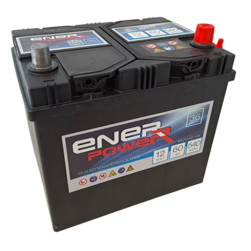 AKUMULATOR ENERPOWER 12V 60Ah 540A JAP P+