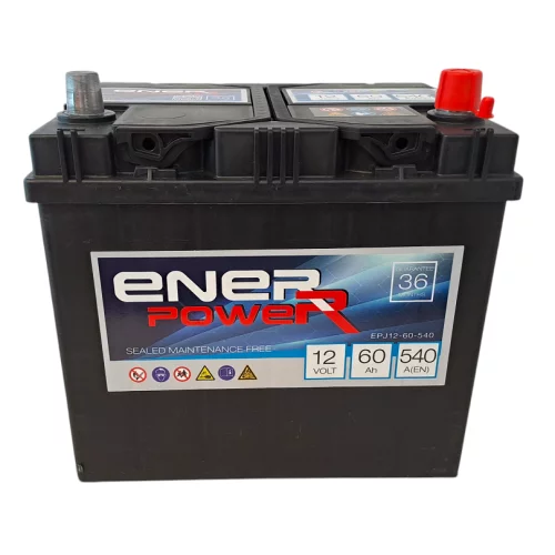 AKUMULATOR ENERPOWER 12V 60Ah 540A JAP P+