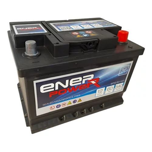 AKUMULATOR ENERPOWER 12V 60AH 540A