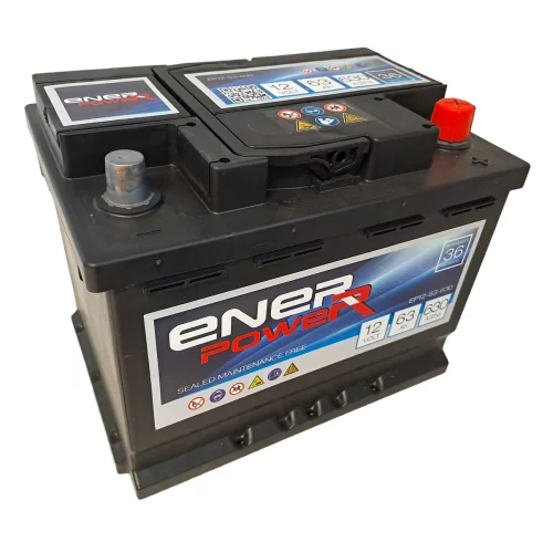 AKUMULATOR ENERPOWER 12V 63Ah 630A AKUMULATOR ENERPOWER 12V 63Ah 630A
