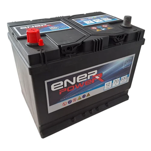 AKUMULATOR ENERPOWER 12V 70Ah 630 JAP L+