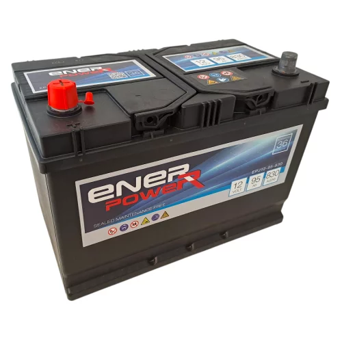 AKUMULATOR ENERPOWER 12V 95Ah 830A JAP L+ AKUMULATOR ENERPOWER 12V 95Ah 830A JAP L+