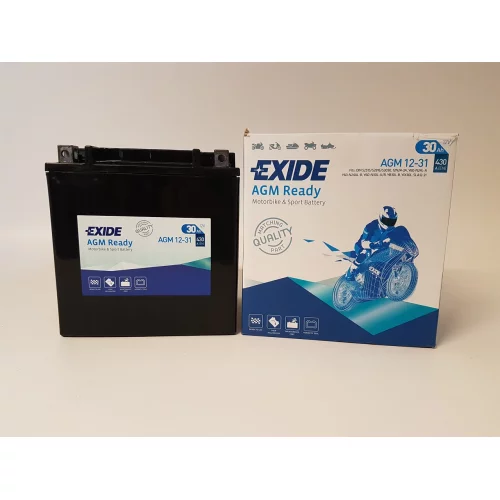 AKUMULATOR EXIDE BIKE AGM MOTOCYKLOWY SLA 12-31 YIX30L GEL 12V 30AH
