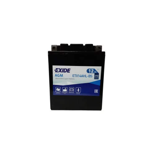 AKUMULATOR EXIDE BIKE AGM ETX14AHL-BS/YTX14AHL-BS 12V 12AH