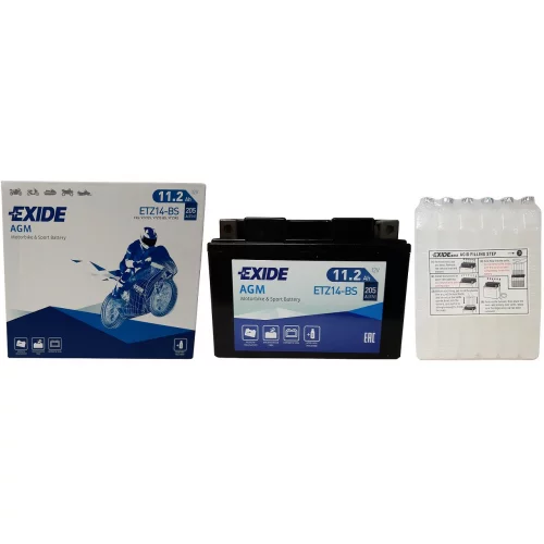 AKUMULATOR EXIDE BIKE AGM MOTOCYKLOWY ETZ14-BS/YTZ14-BS 12V 11AH