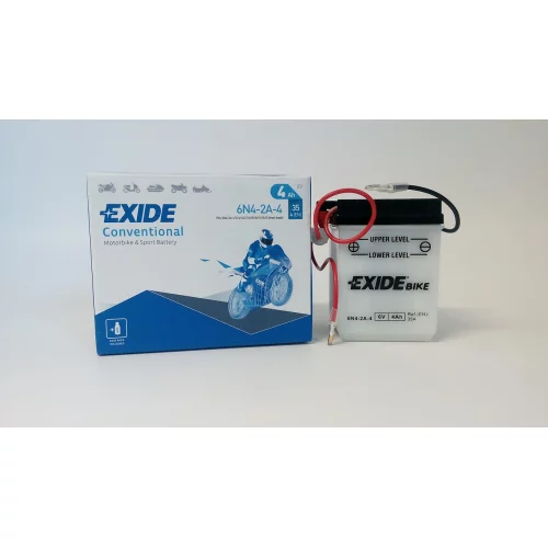 AKUMULATOR EXIDE BIKE MOTOCYKLOWY 6N4-2A-4 6V 4AH AKUMULATOR EXIDE BIKE MOTOCYKLOWY 6N4-2A-4 6V 4AH