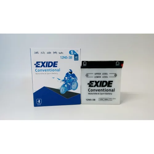 AKUMULATOR EXIDE BIKE MOTOCYKLOWY 12N5-3B 12V 5AH AKUMULATOR EXIDE BIKE MOTOCYKLOWY 12N5-3B 12V 5AH