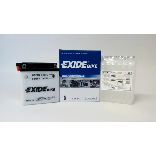 AKUMULATOR EXIDE BIKE MOTOCYKLOWY EB3L-A/YB3L-A 12V 3AH AKUMULATOR EXIDE BIKE MOTOCYKLOWY EB3L-A/YB3L-A 12V 3AH