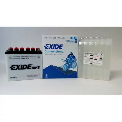 AKUMULATOR EXIDE KOSIARKA/MOTOCYKL 12N24-3A 12V 24AH