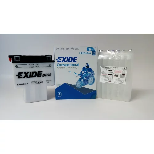 AKUMULATOR EXIDE BIKE MOTOCYKLOWY HEB16A-A/HYB16A-A 12V 16AH AKUMULATOR EXIDE BIKE MOTOCYKLOWY HEB16A-A/HYB16A-A 12V 16AH