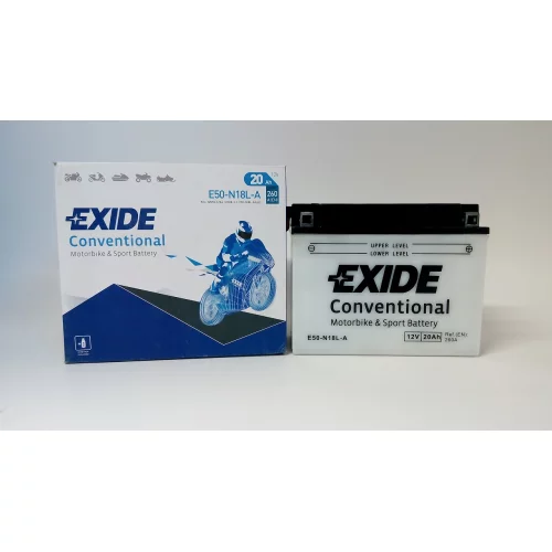 AKUMULATOR EXIDE BIKE MOTOCYKLOWY E50-N18L-A/Y50-N18L-A 12V 20AH 